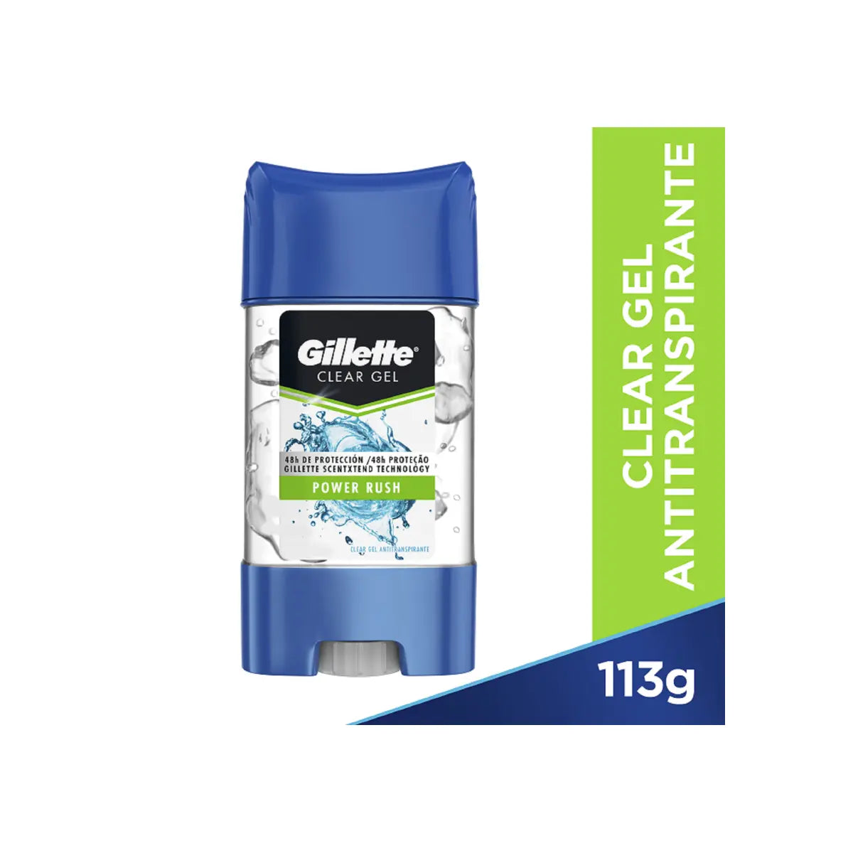 Desodorante gillette 3x Gel Power Rush 113 gr H