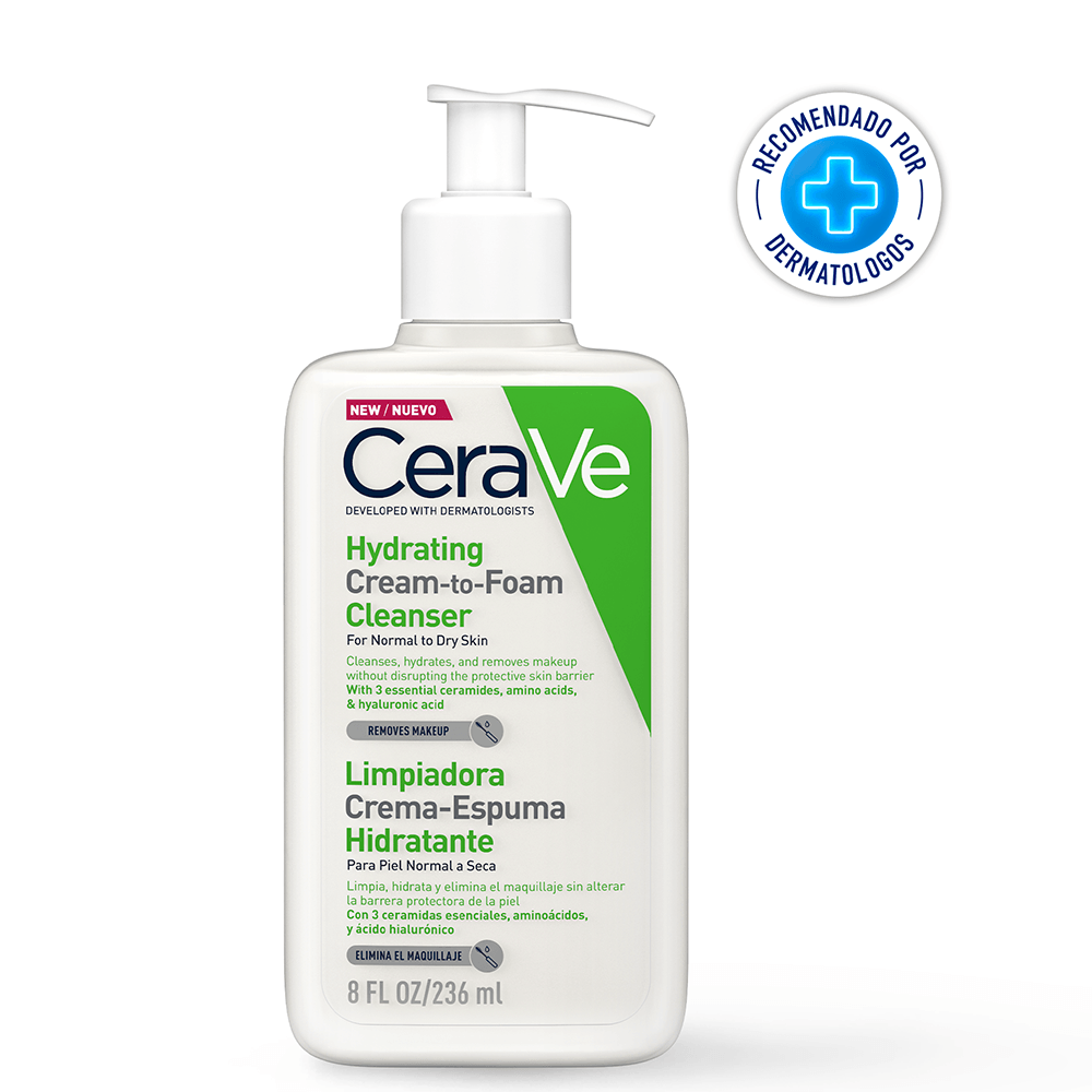 CeraVe Crema Espuma Limpiadora Hidratante 236ml