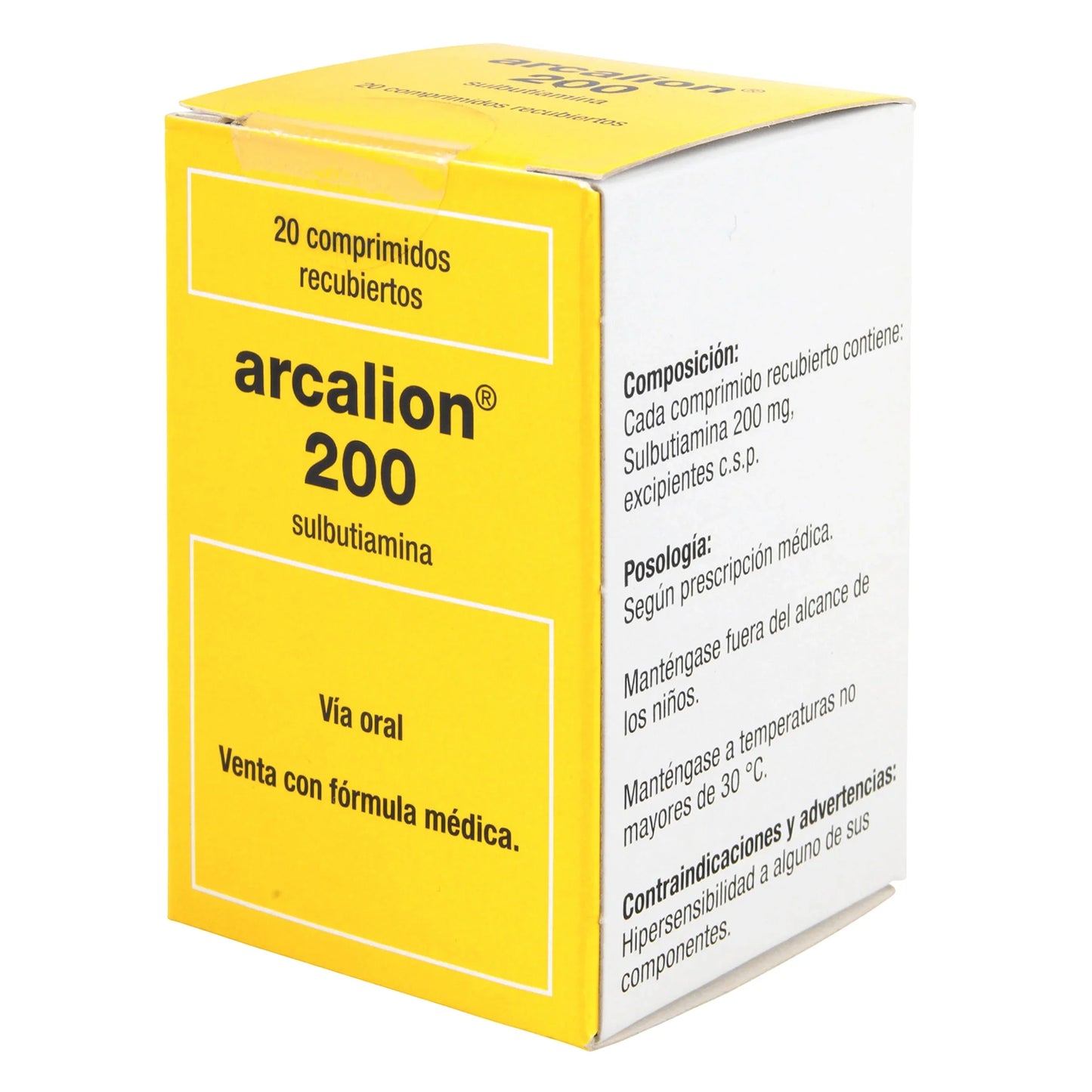 Arcalion 200 mg 20 Tabletas