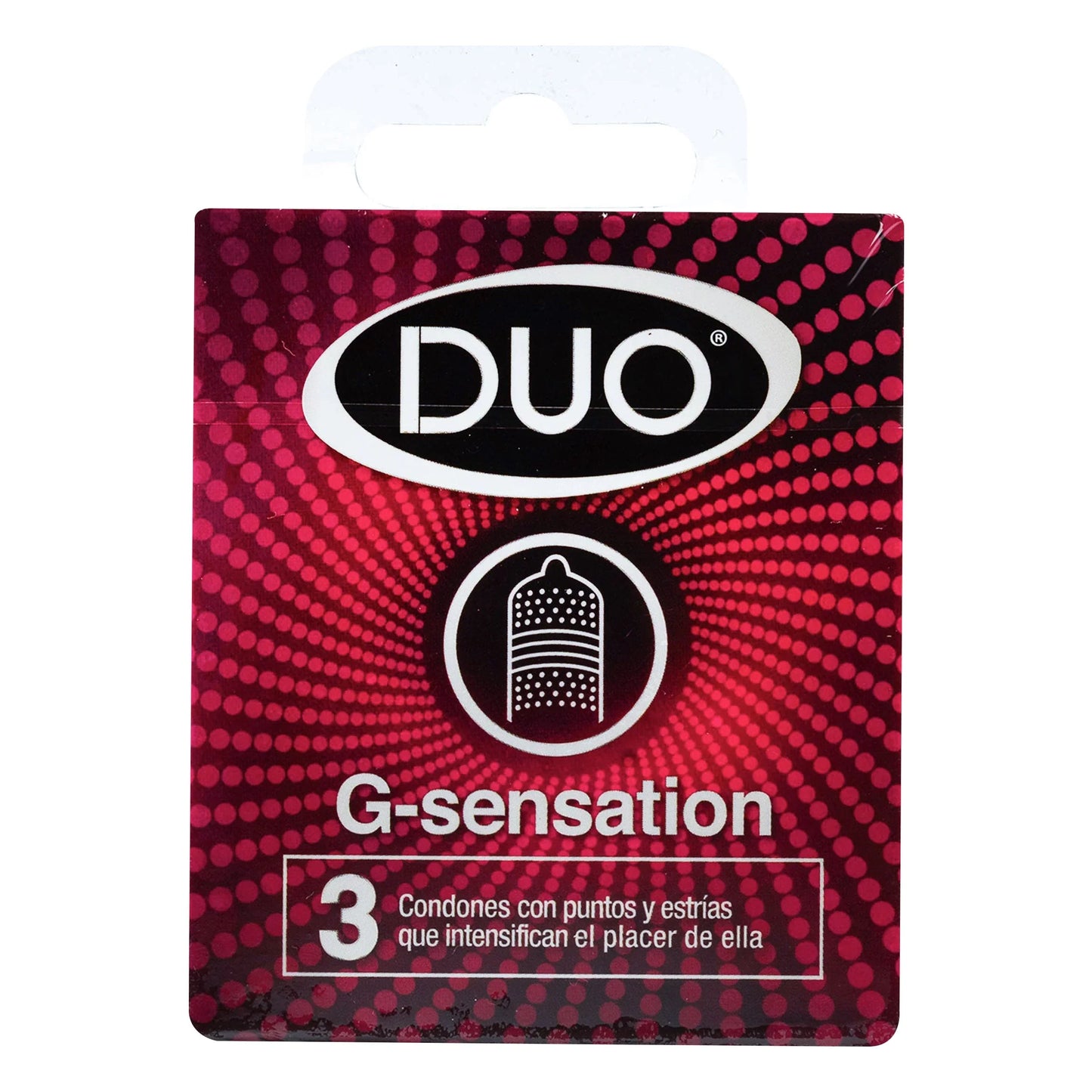 Preservativo.DUO g Sensation 3 Uds