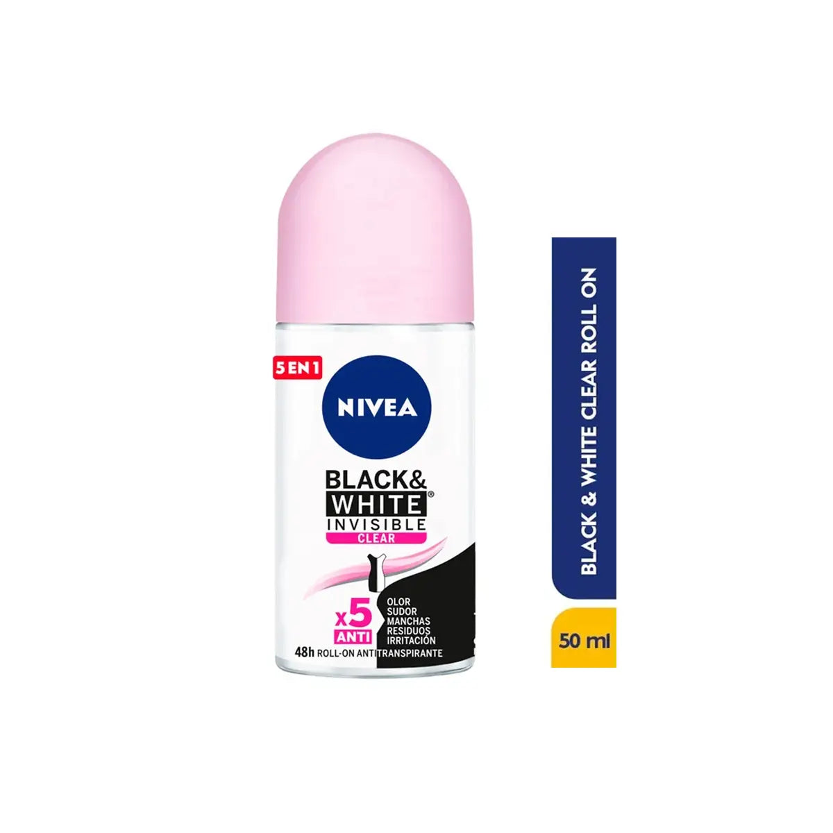 Desodorante nivea Rol.inv.black & White 50 ml M