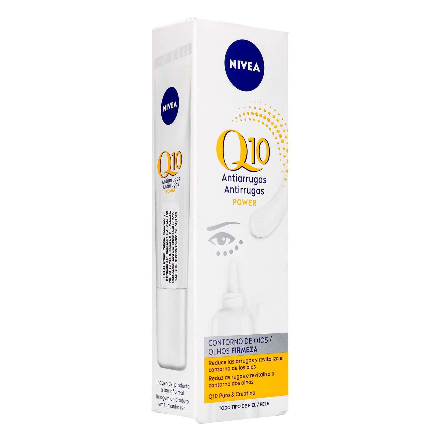 Crema Nivea Vis.ant.arr.plus Q-10 C.ojos