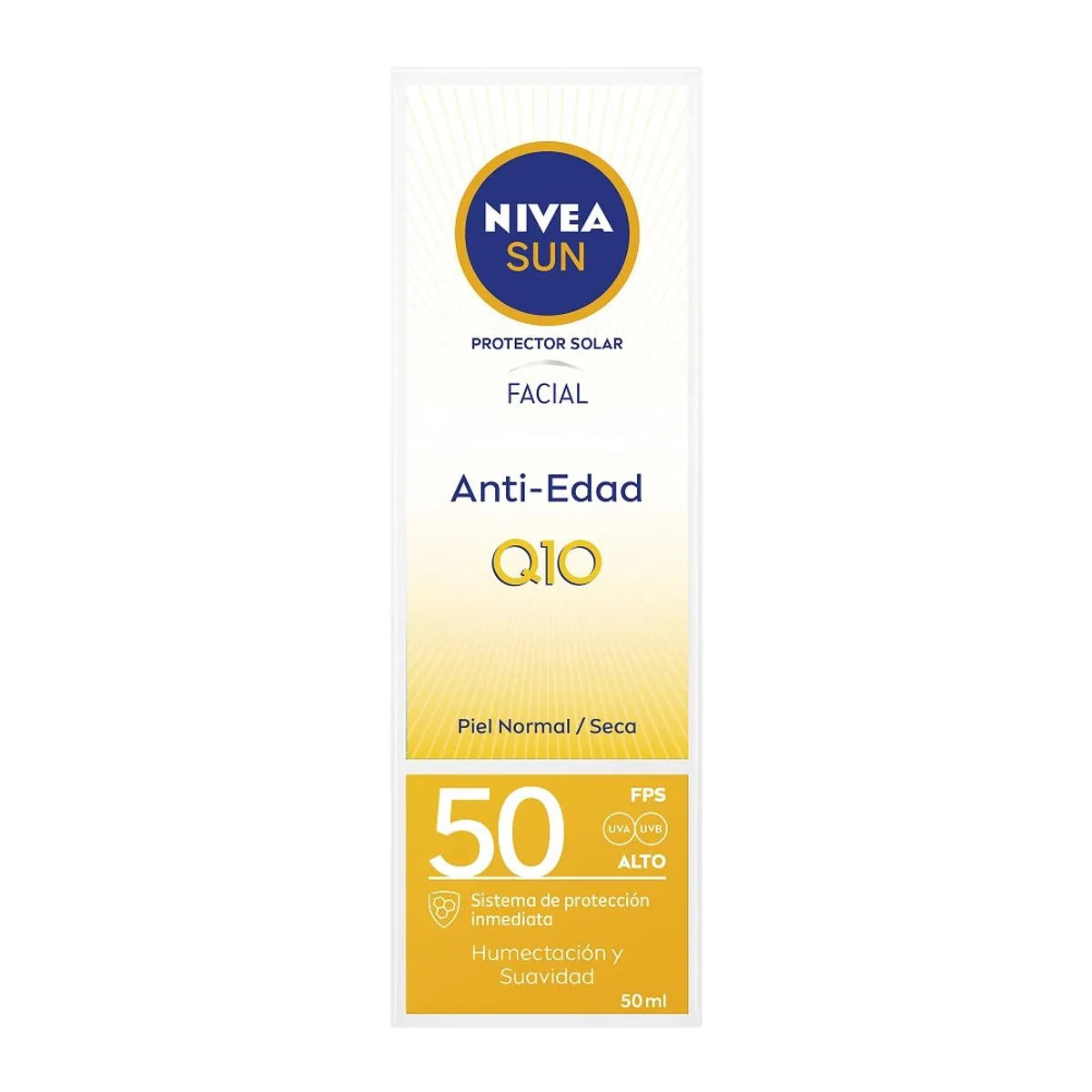 Protector Solar Facial Nivea Spf 50 Q10 Sun 50 Ml
