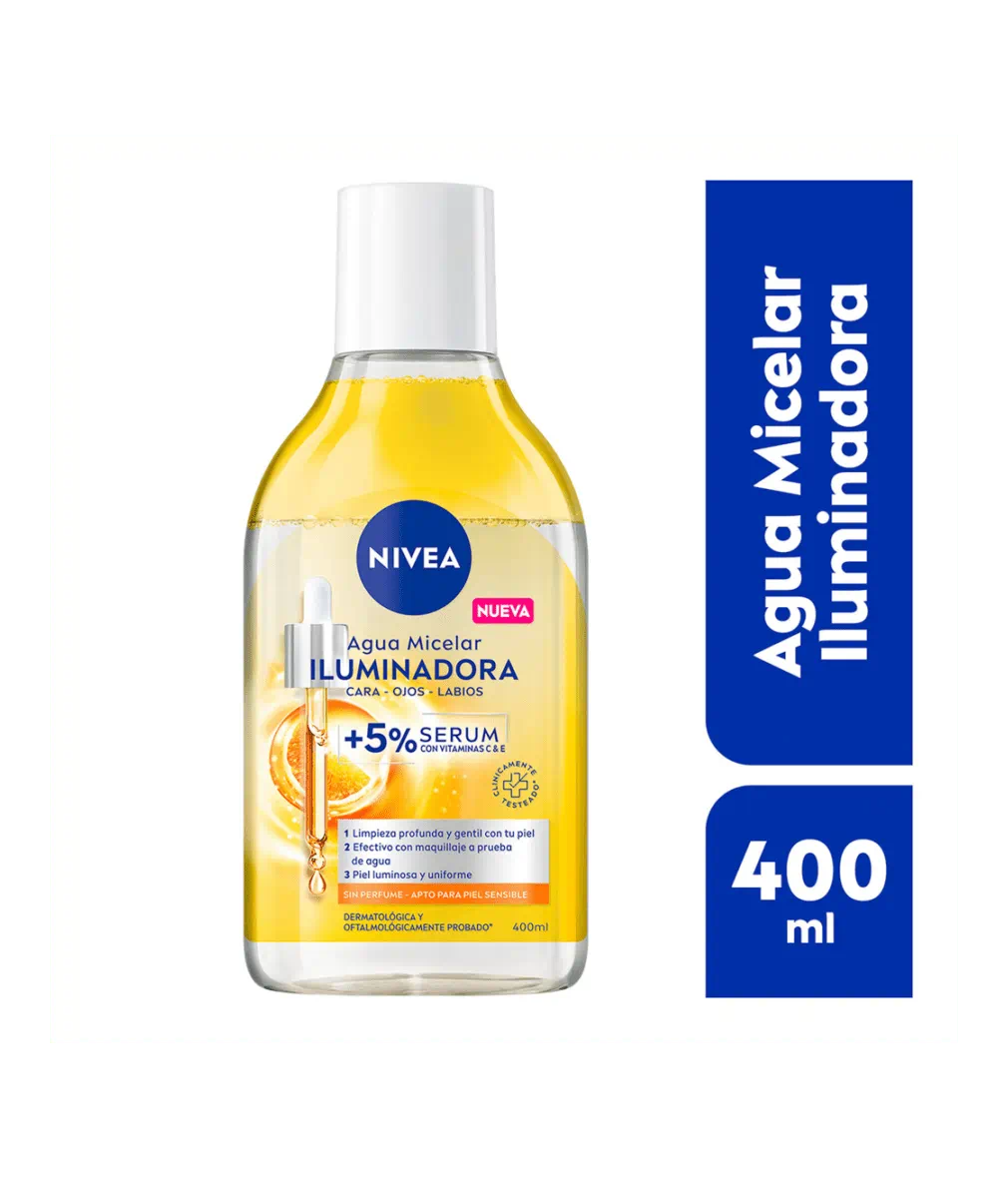 Agua Micelar Nivea Iluminadora 400 ml
