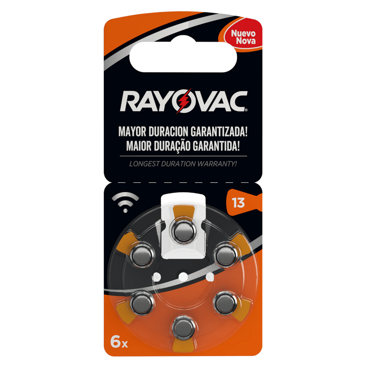 Pila Audicion Rayovac Tamano 13 X 6 Uds