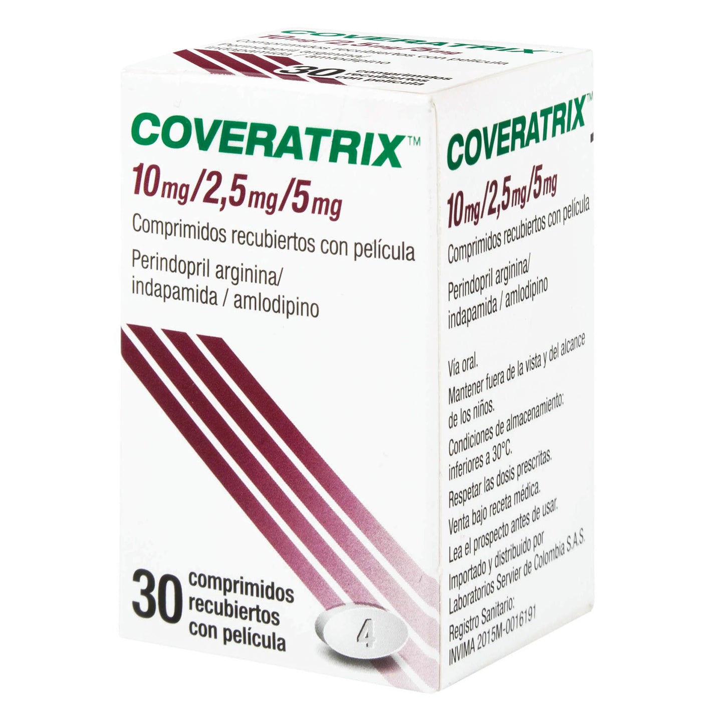 Coveratrix 10mg/2.5mg/5mg 30 Tabletas(A)