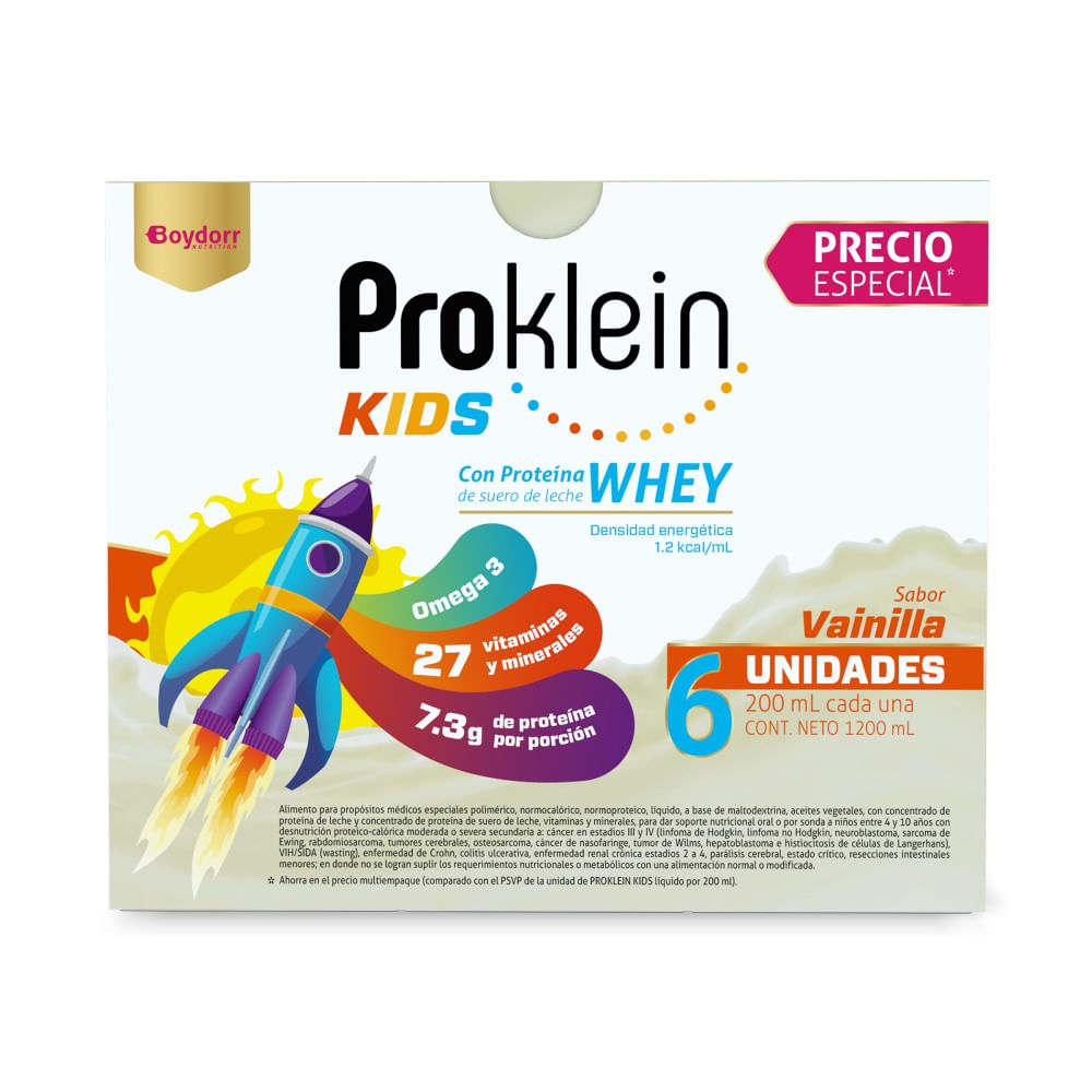 6 Proklein Kids Liquido 200 ML P.e