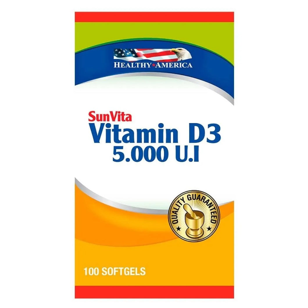 VitaminaIN D3 5000 Iu 100 Softgels