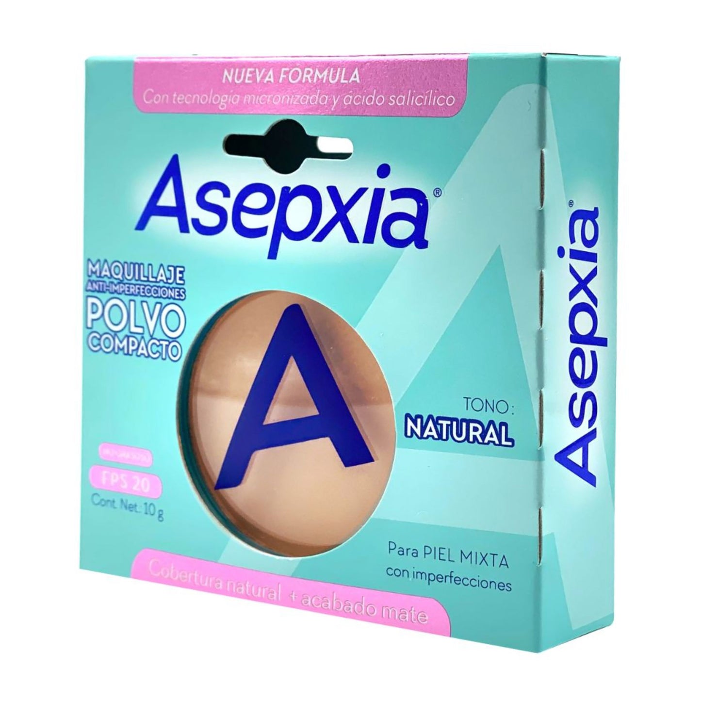 Asepxia Bb Maquillaje Polvo Natural Mat