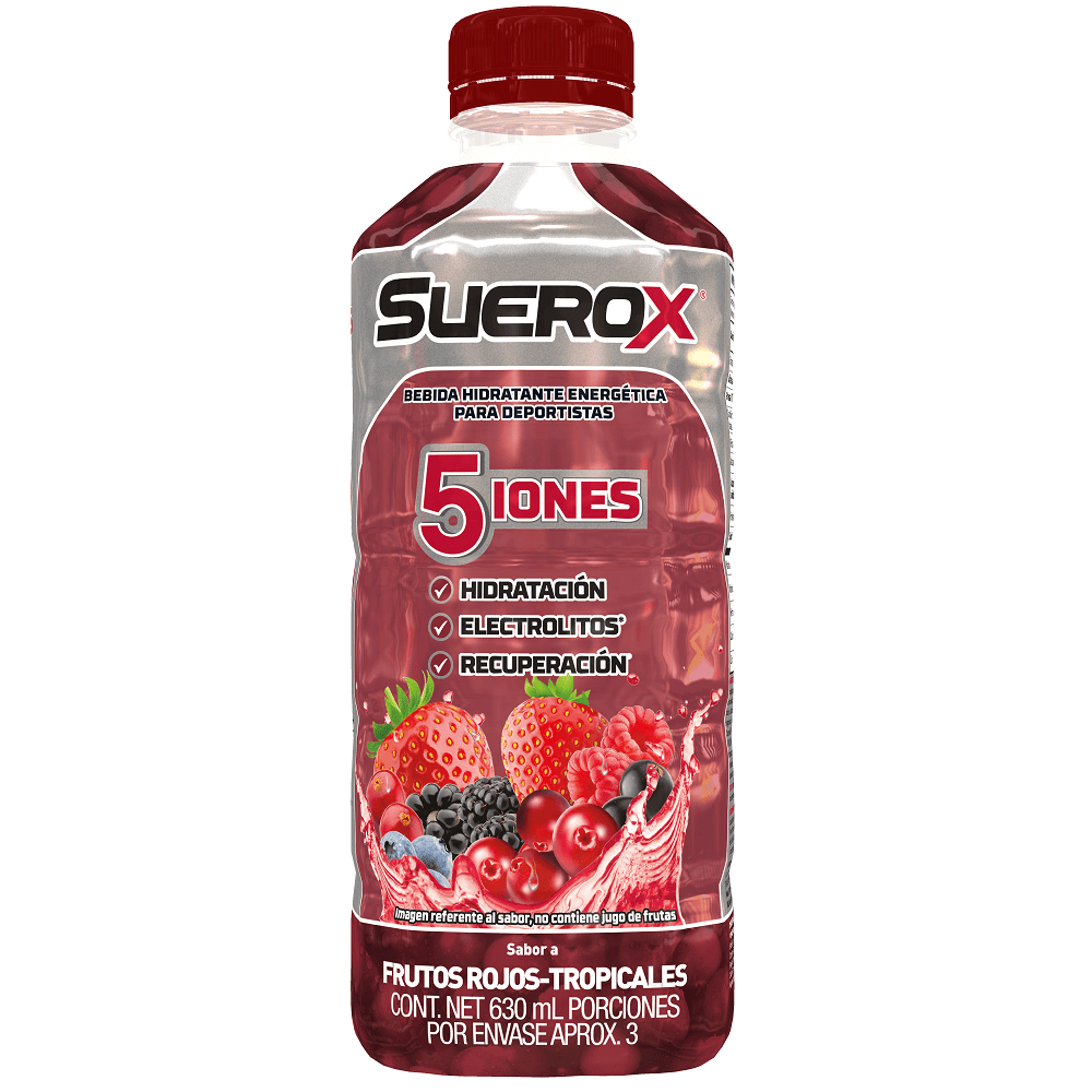 SueroX Beb.hid.ene.fru.rojos 630 ml (sf)