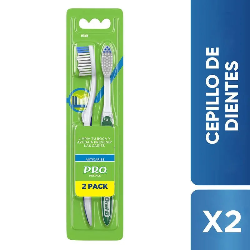Cepillo Pro Deluxe X 2 Anticaries