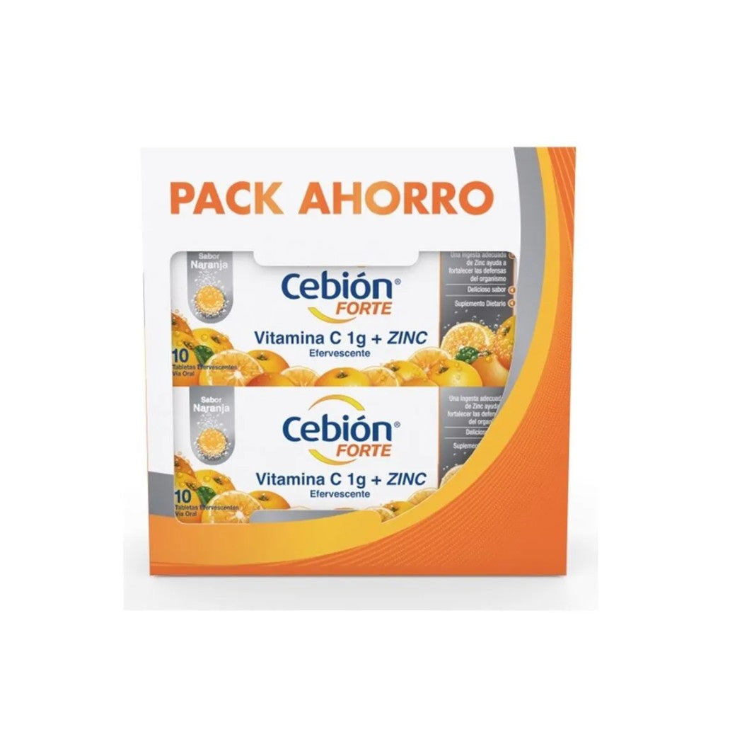 2 Cebion Nar For+zinc Ef 10 Tbs Pack Aho