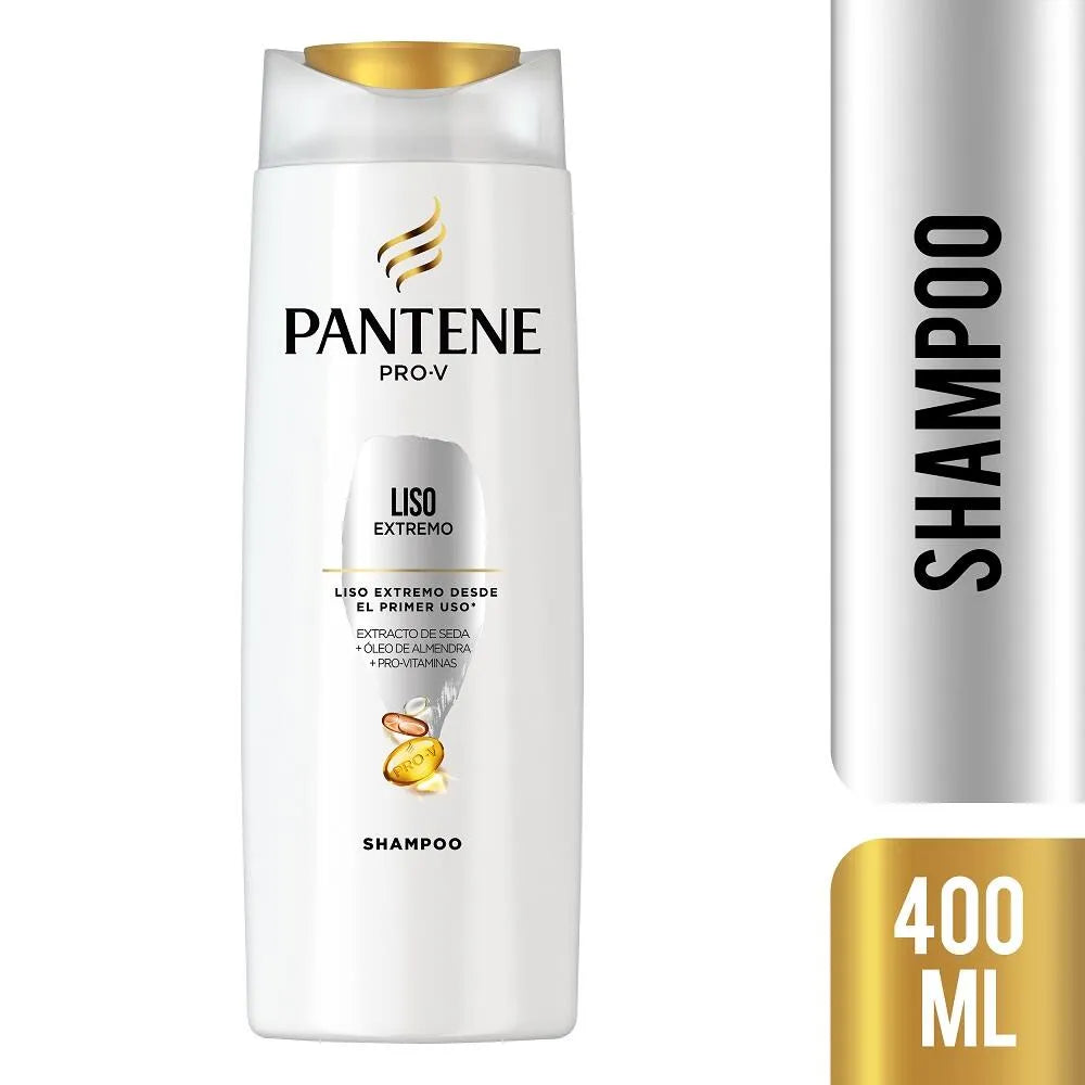 Champú Pantene Liso Extremo Activo Provitamina 400 Mililitros