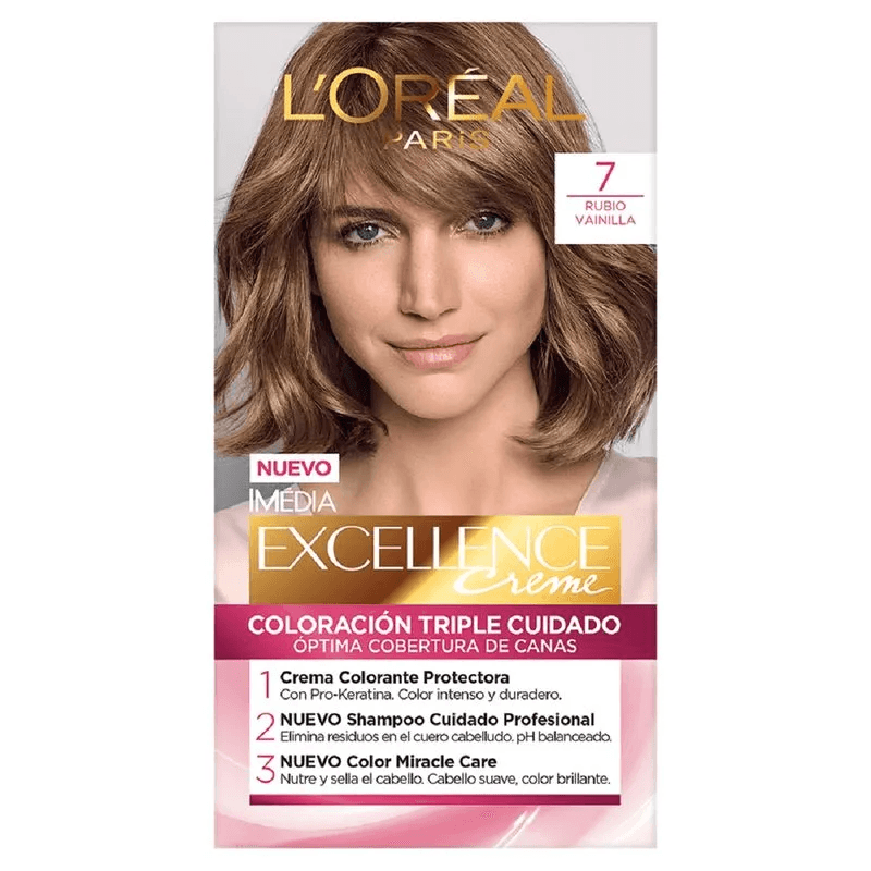 Excellence CremaE Kit 7 Rubio Vainilla