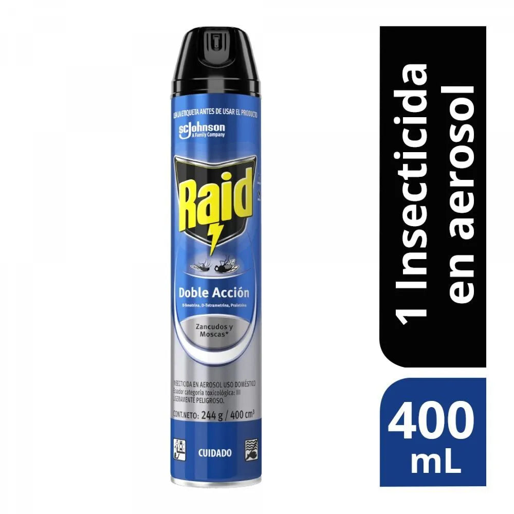 Raid Spray Zancudos Y Moscas 400ml