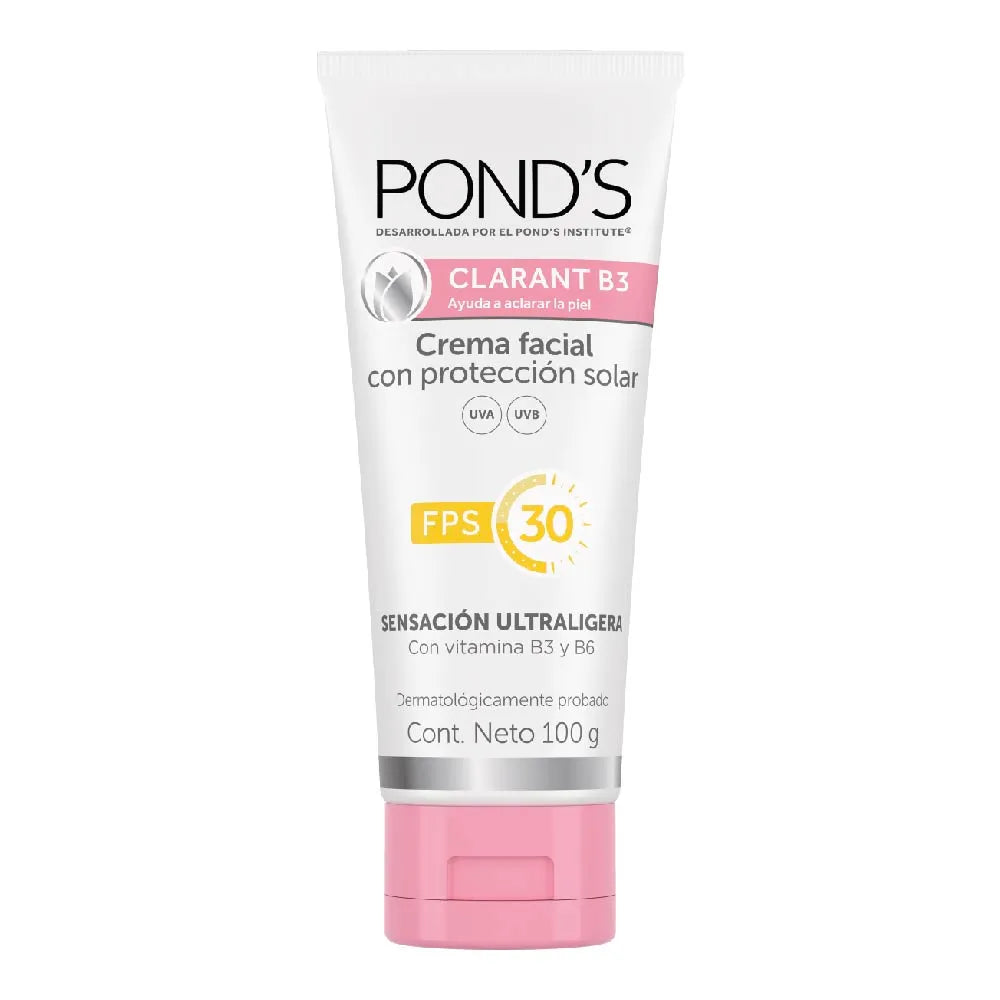 Crema Ponds Clarant B3 Fps 30 100gramos