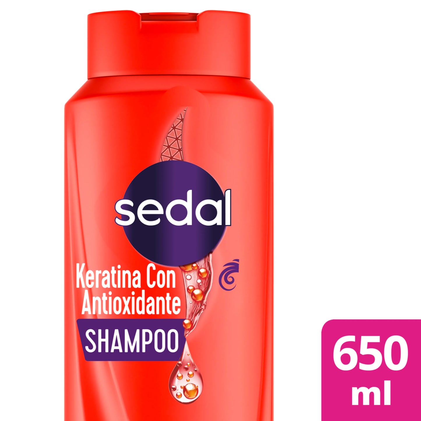 Champú Sedal Keratina Antioxidante 650 Mililitros