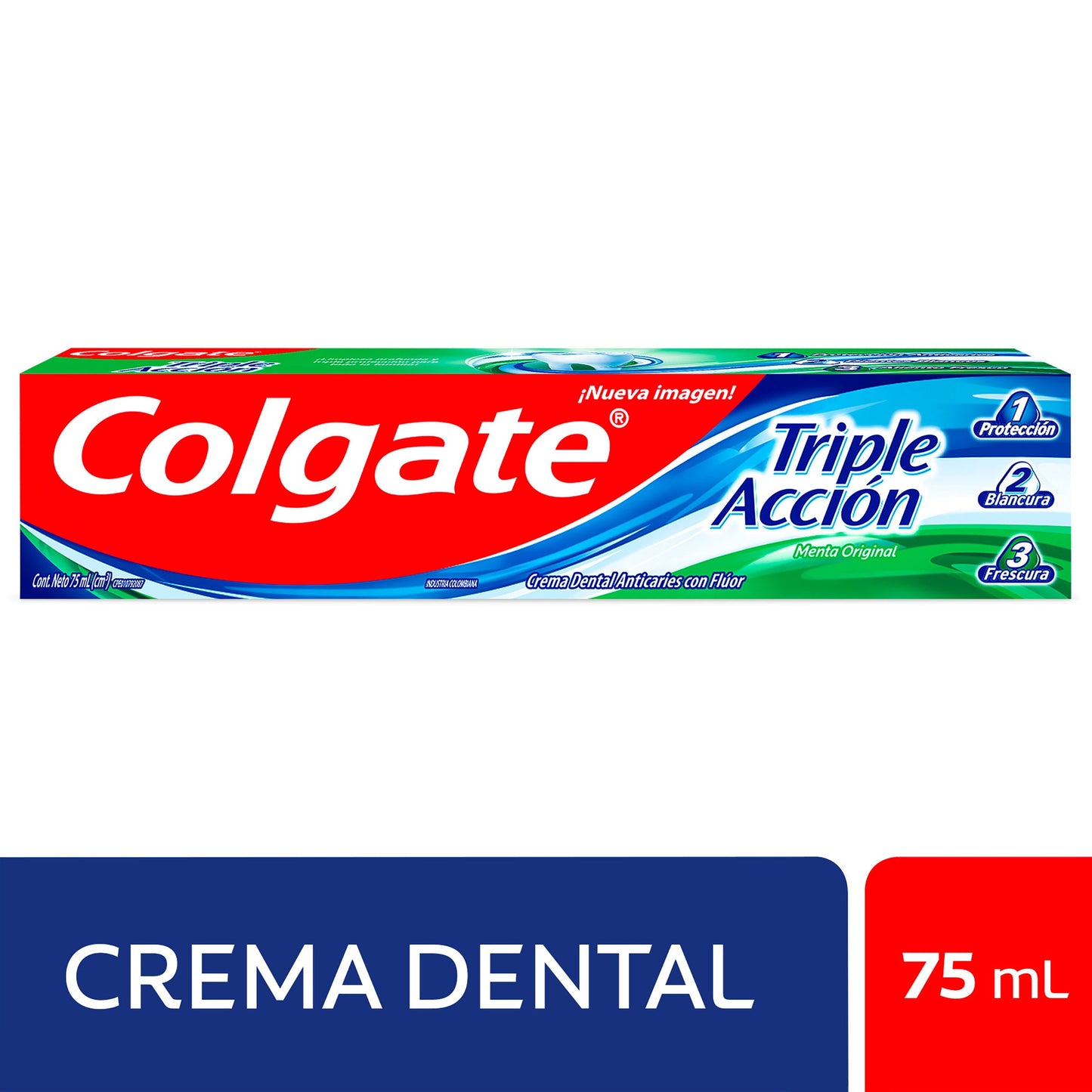 Crema.DEN.COLGATE Triple Accion 75 gr