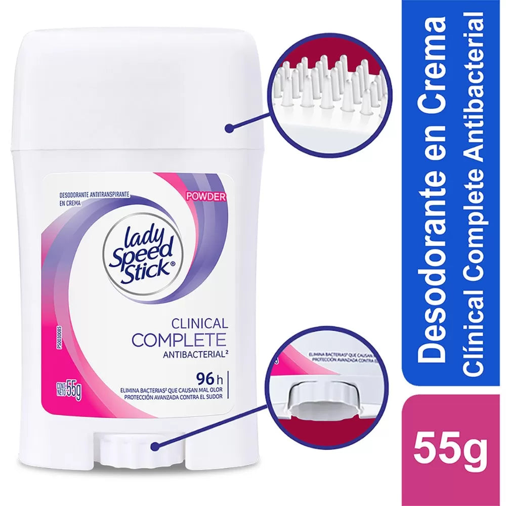 Desodorante lady Speed Stick Clinical 55 g