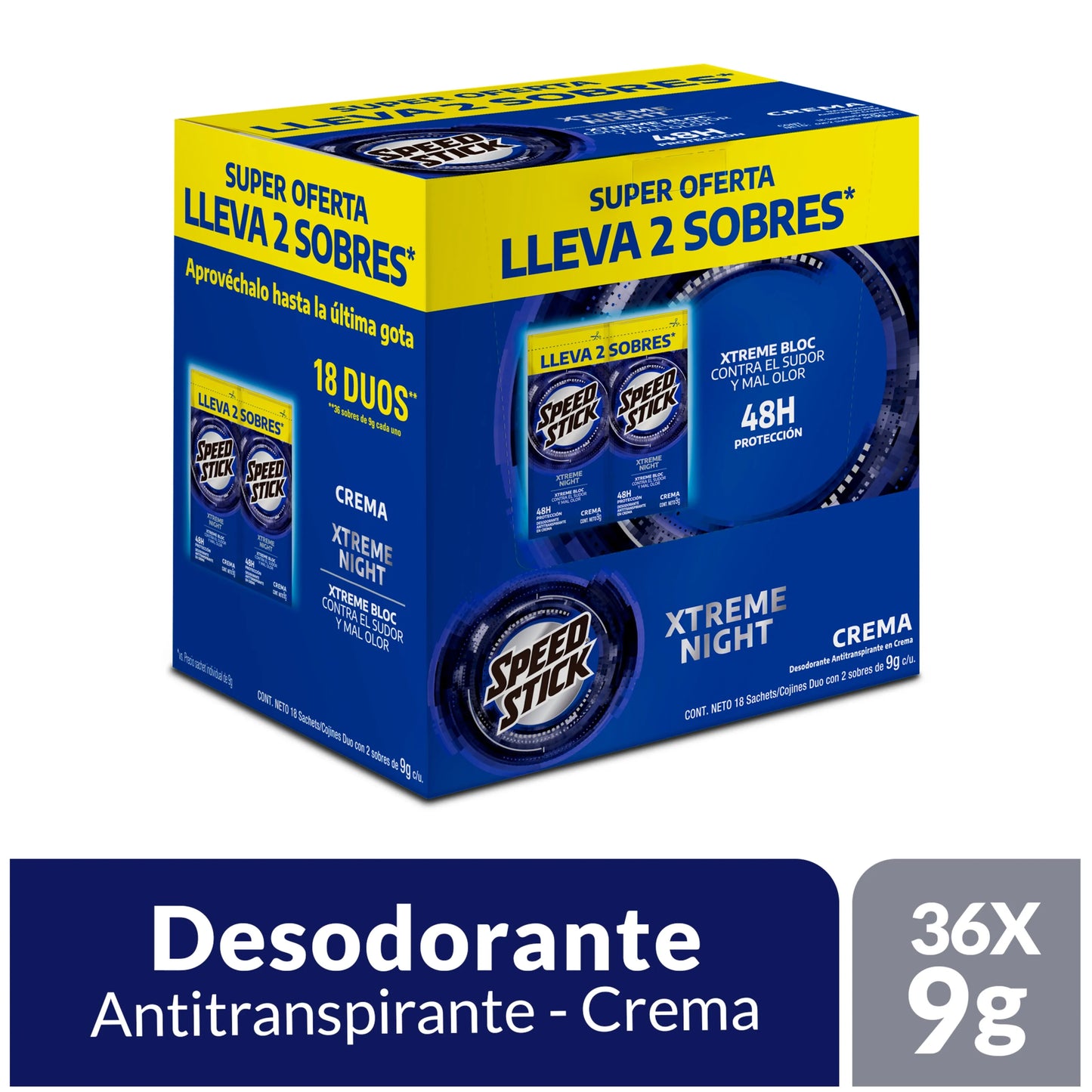 Desodorante mennen Spe.cre.xtre.duo 9gr 18 Sbs H