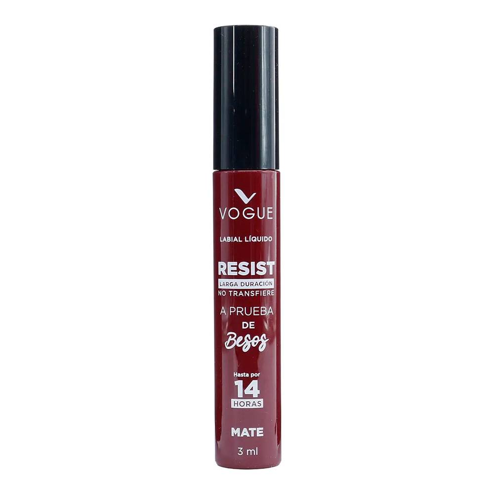 Vogue Labial Líquido Resist Atrevida 3ML