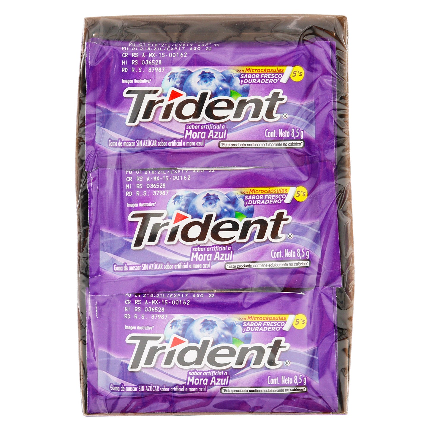 Trident 5s Mora Pos Display 18 Ud 8.5g