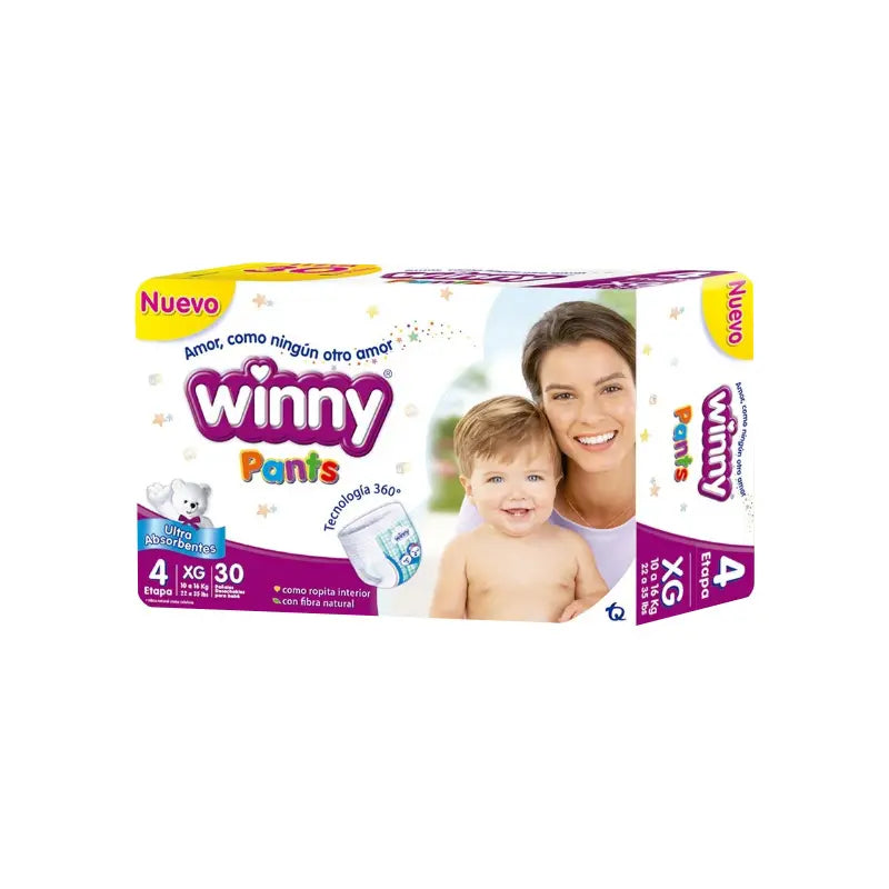 Pañal Winny Pañal Et 4 X 30
