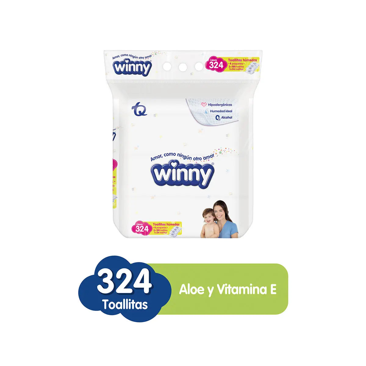 Toa Winny Aloe Vit E 3x100+24 Paq 324 Un