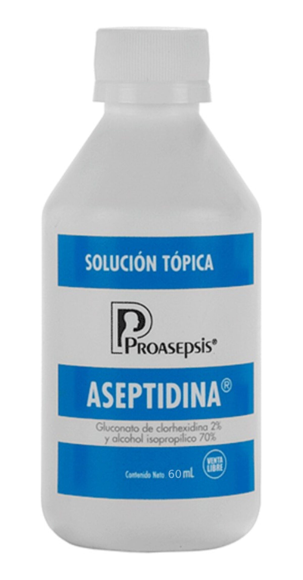 Aseptidina Spray Clorhe 2% Alcohol 70% 60ml