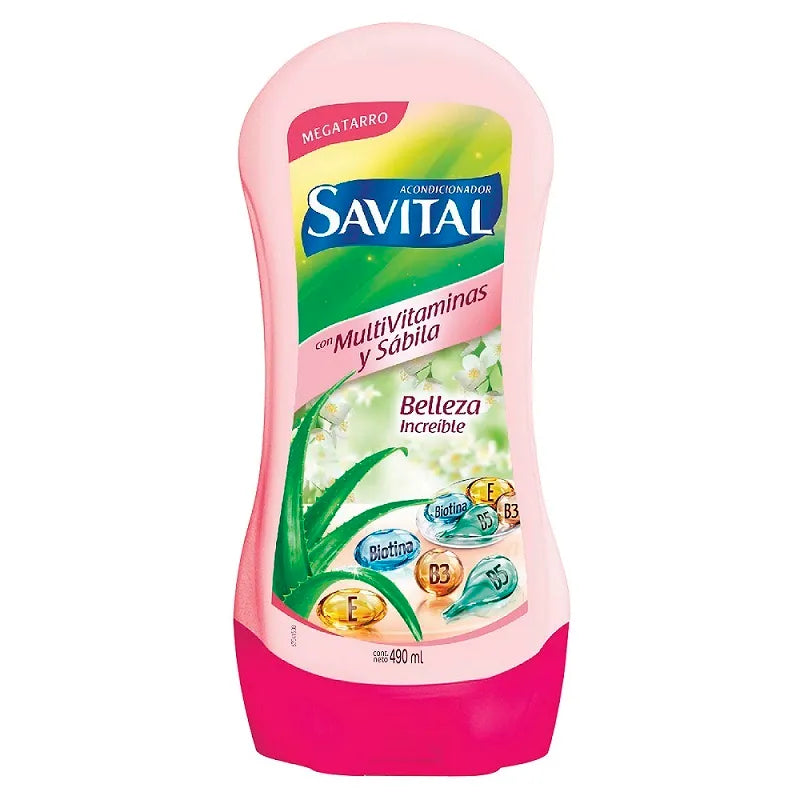 Acondicionador.SAVITAL MultivitamínicoAMINAS 490 ml