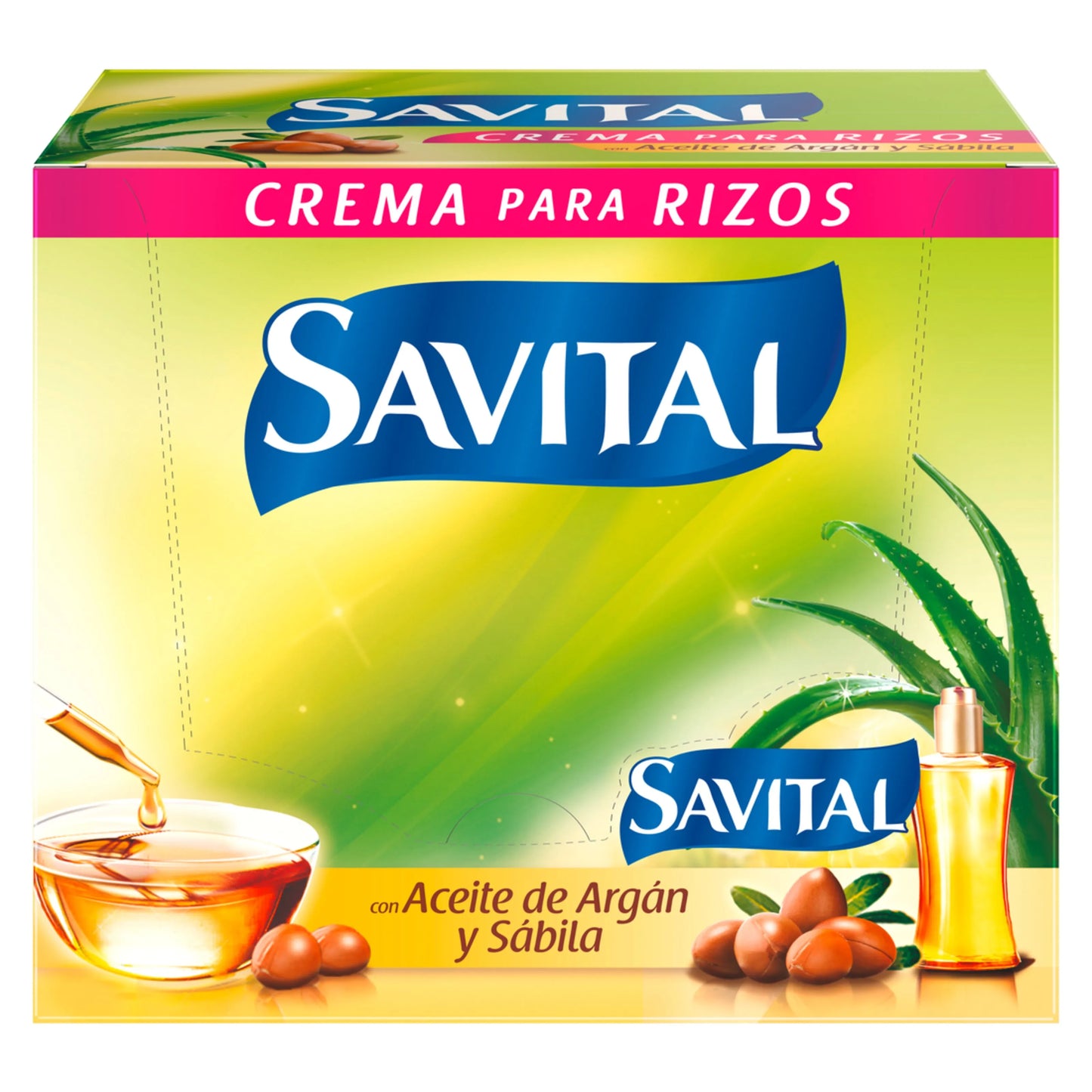 crema-para-peinar-savital-aceite-argan-20-sobres