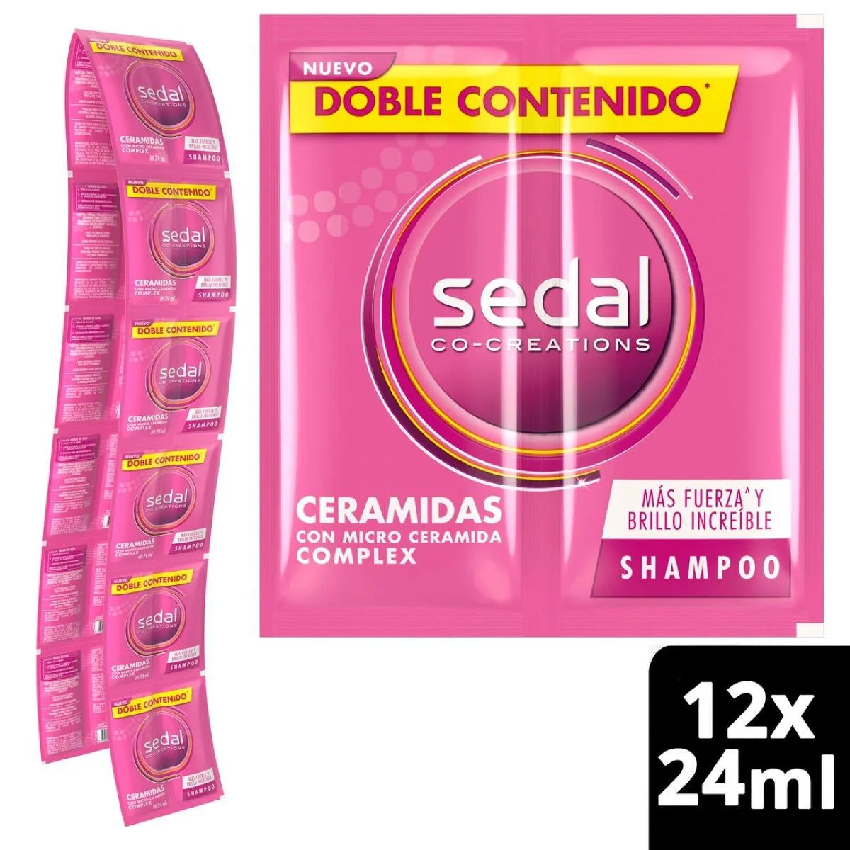 Champú Sedal Ceramidas 24 ML 12 Sobres