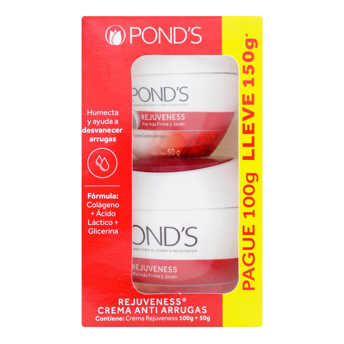 Crema.PONDS Rej.100gr+rej 50gr P100ll150