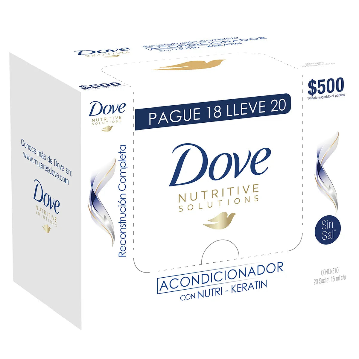 Aco.dove Reconstruccion+kera 24 Sbs 18ml