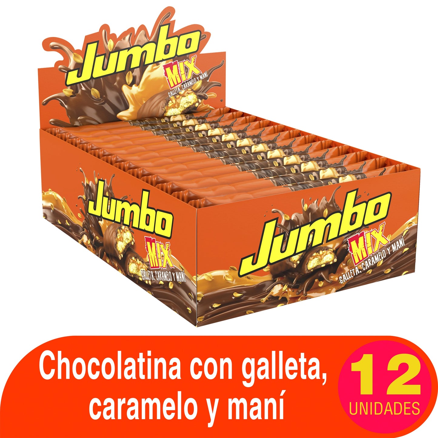 gALLETAS Chocolat.jumbo Mix 60 gr 12 Unidad