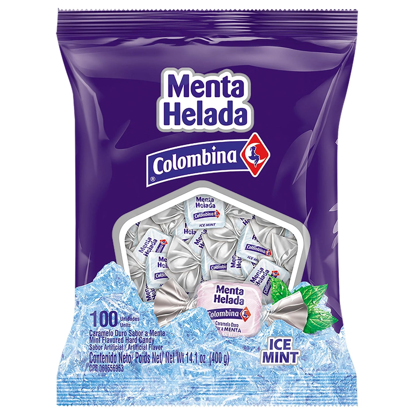 Menta Helada Colombina 100 Unidad