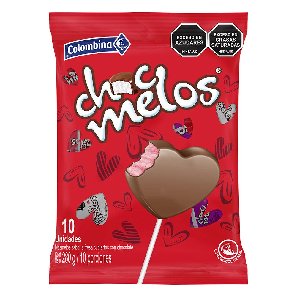 Chocmelos Corazon 10 Unidades