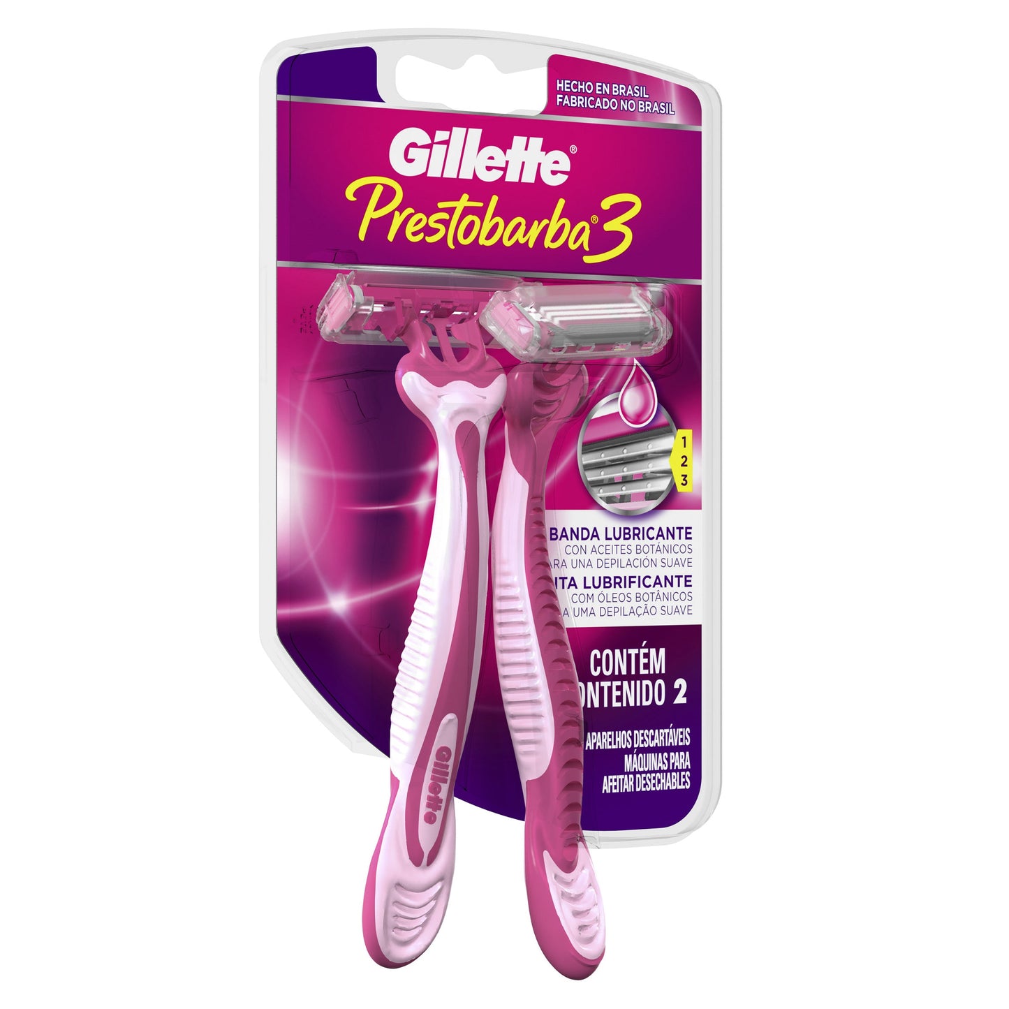 Maq.prestobarba 3 Mujer 2 Unidad