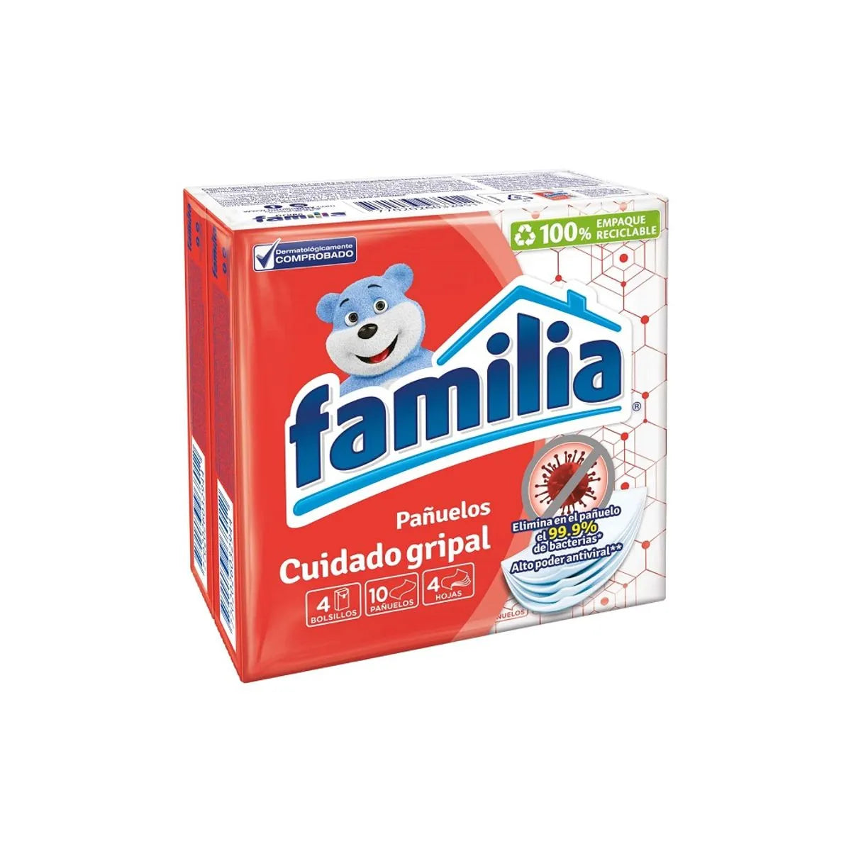 Panuelos Familia Cuidado grIPAL 4 Uds