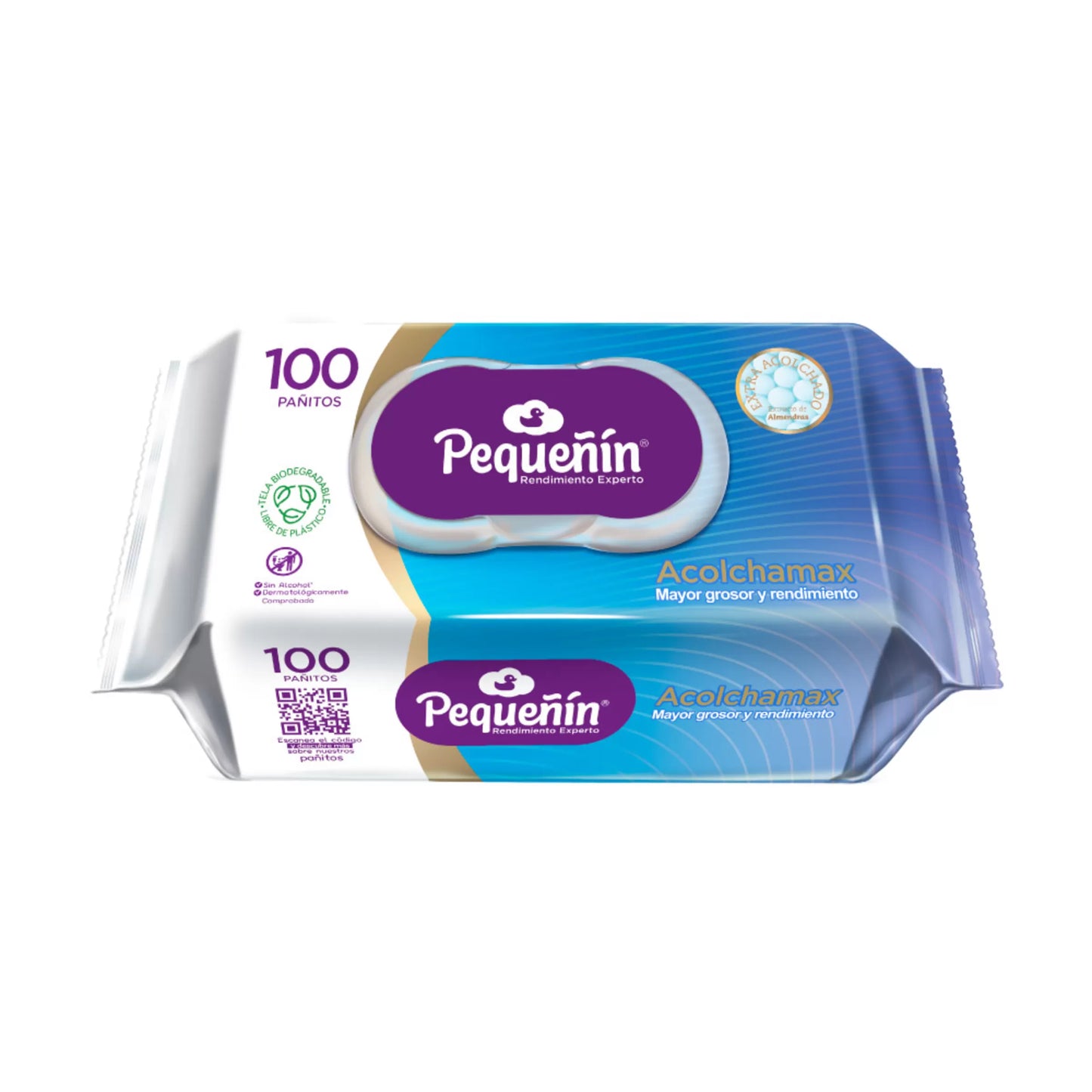 Panitos Hum.pequenin Acolchamax 100 Unidades