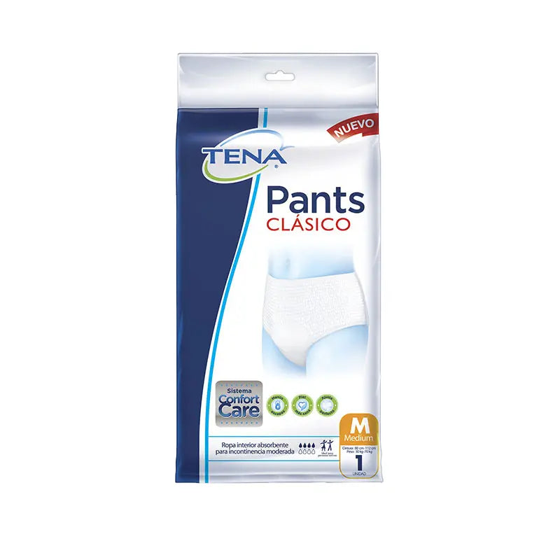 Pan.tena Pañal Clasico Medium 1 Unidad