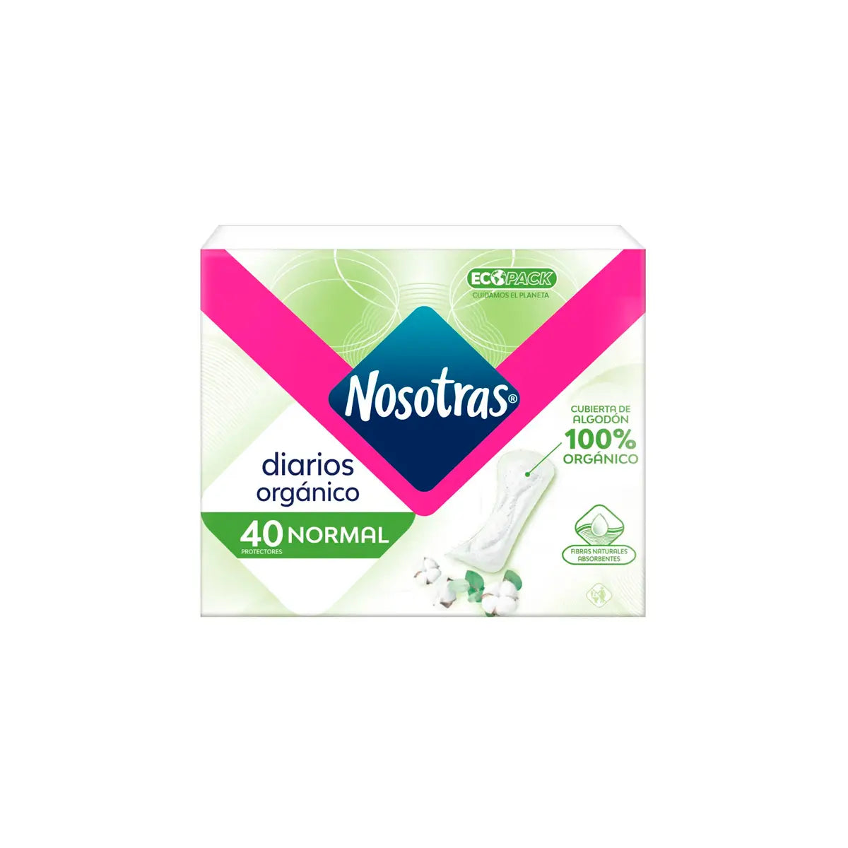 Protector nosotras Diarios Organico 40 Uni