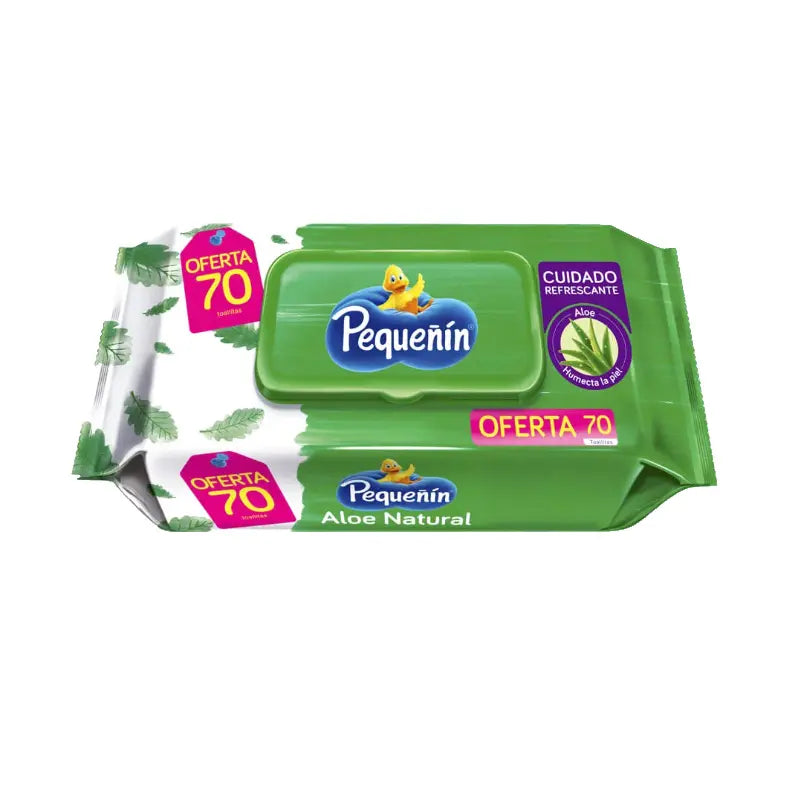 Toa.hum.peq.flat Pack Aloe Oferta 70 Uds