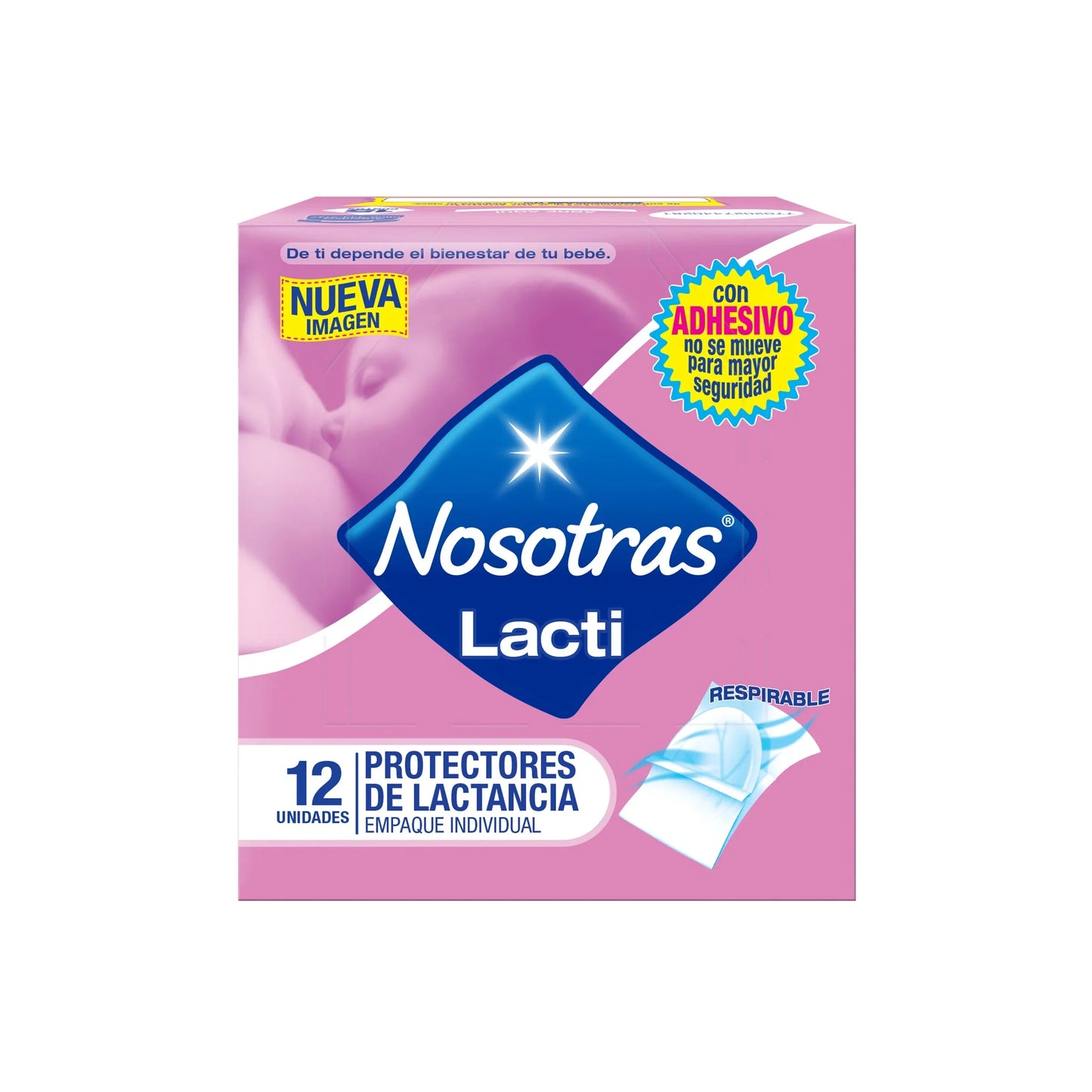 Protector lactinosotras Respirables Gel 12 Ud