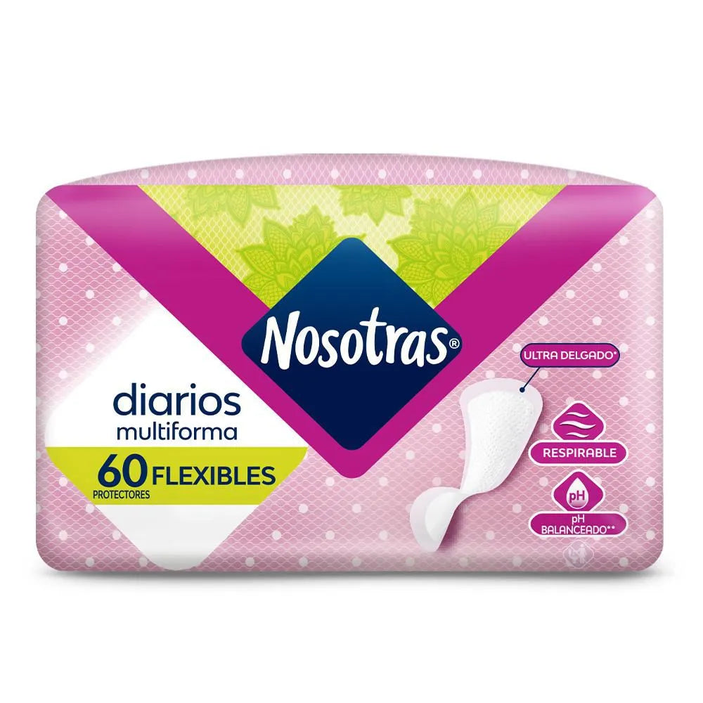 Protector Nosotras Diario Flexibles 60 Unidad