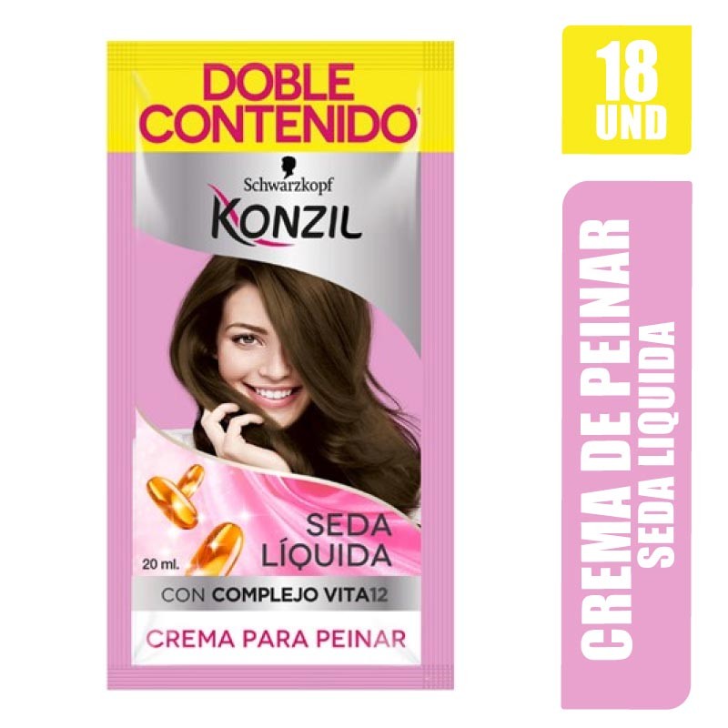 Crema Peinar Konzil Seda Liquida 20ml 18sb