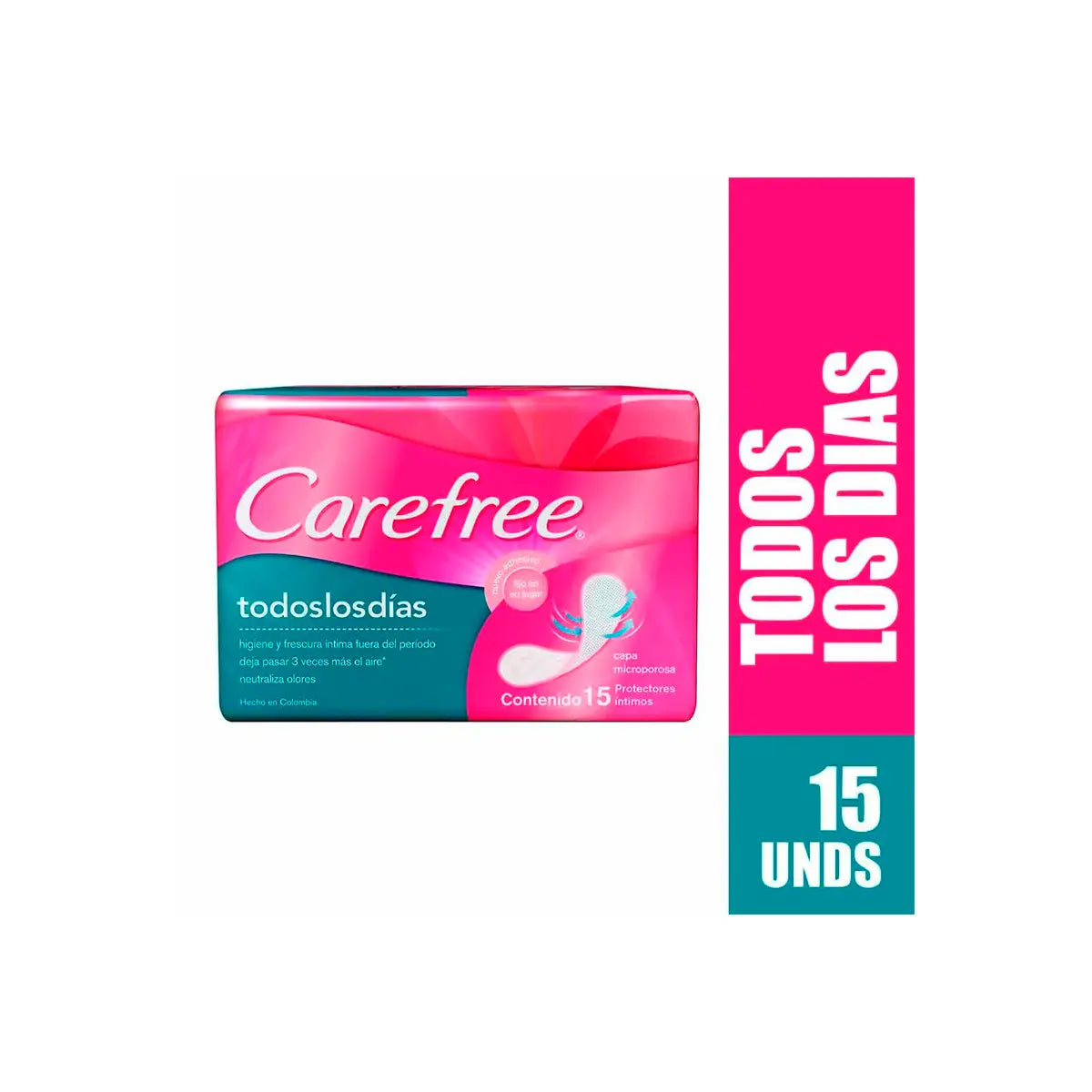 Protector carefree Todos Los Dias 15 Uds