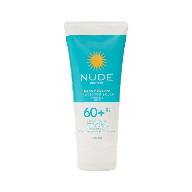 Protector nude Cara Y Cuerpo Spf 60 90 ml