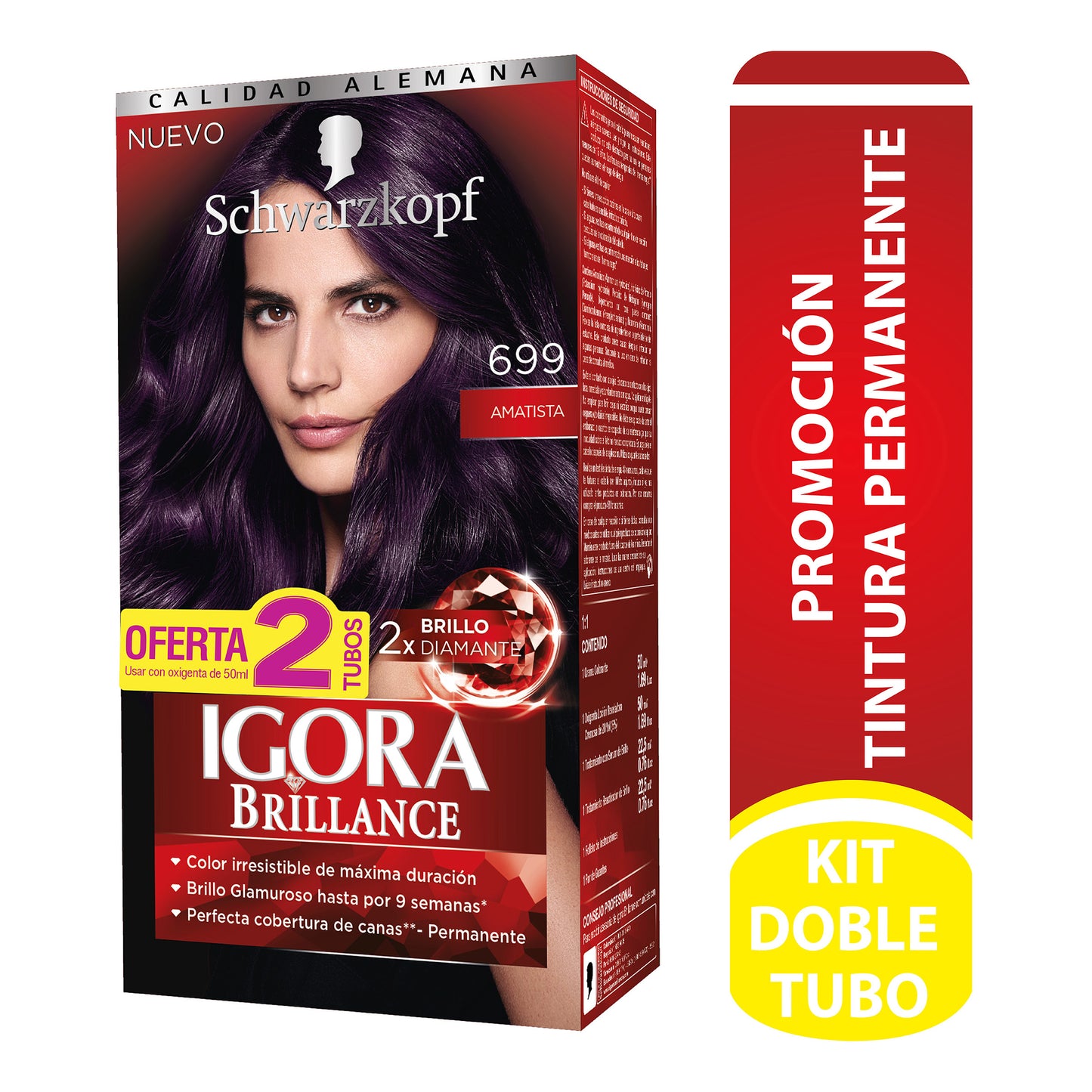 Igora Kit Brilla 699 Prom.2Tubo.amatista