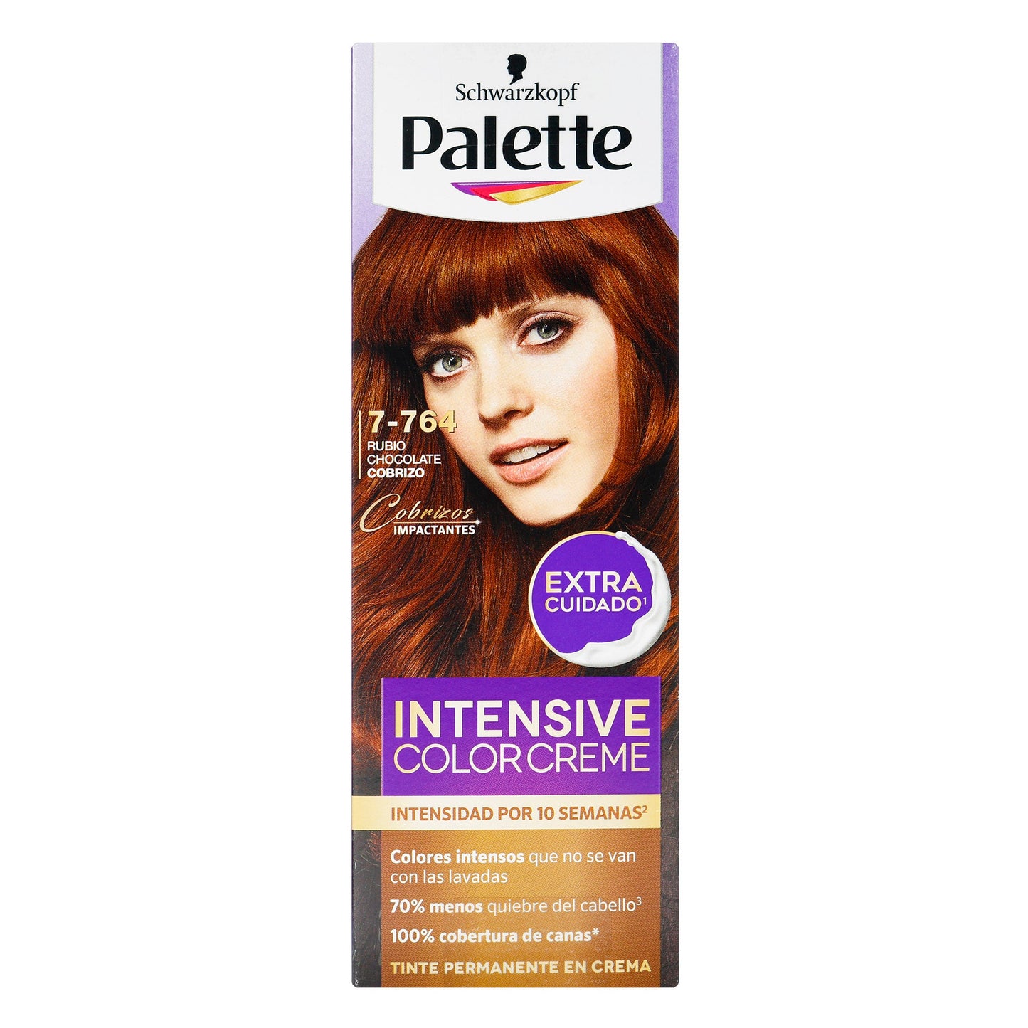 Palette Crema Tubo 7-764 Rub.choc Cobrizo
